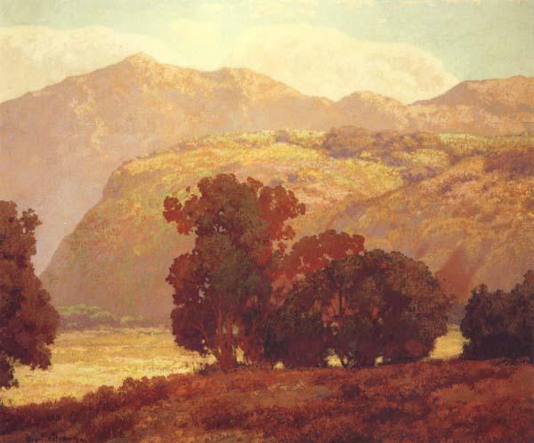 Maurice Braun Calfifornia Hills Sweden oil painting art